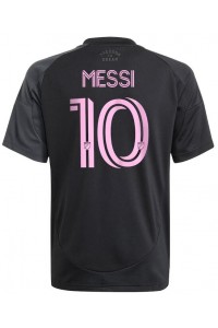 Inter Miami Lionel Messi #10 Voetbaltruitje Uit tenue 2025-26 Korte Mouw